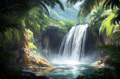 Waterfall Background Wallpaper Product Image 1