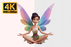 Fairy Yoga Pose Transparent PNG Product Image 1