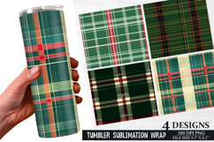 Christmas Pattern Tumbler Wrap|Christmas Tumbler Wrap Design Product Image 1