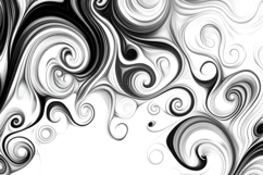 Black Swirls Background Wallpaper Product Image 1