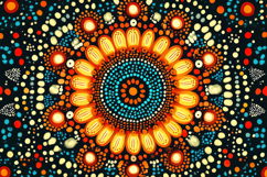Dot Painting Pattern Background Wallpaper Product Image 1