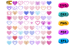 Heart Bundle Svg, Png, Girl, Boy, Valentine's Day Shirt Svg Product Image 1