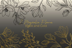Magnolia Flower Line Art Product Image 1