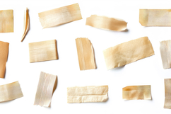 Brown Paper Strips Background Wallpaper Product Image 1
