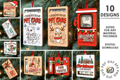Christmas Money Holders Bundle Lasercut. Christmas Decor SVG Product Image 1