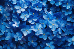 Blue Flower Pattern Background Product Image 1