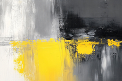 Grey and Yellow Abstract Art Background Wallpaper Product Image 1