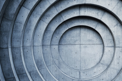 Concentric Concrete Circle Background Wallpaper Product Image 1