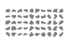 Abstract Fluid Shape stripe lines Set 100 V 2 Product Image 3