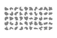 Abstract Fluid Shape stripe lines Set 100 V 5 Product Image 3