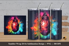 Heavy Bag Effect Tumbler Wrap Sublimation Design 4 Product Image 1