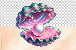 Pearl Shell Clipart - 04 Variation Product Image 4