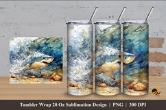 Hungry Shark Tumbler Wrap Sublimation Design 4 Product Image 1
