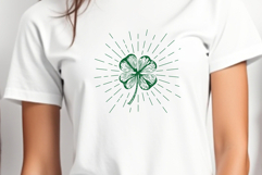 Vintage St Patrick’s Day Clover SVG Product Image 3