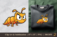 Angry Termite DTF Sublimation Clipart Design 4 Product Image 1