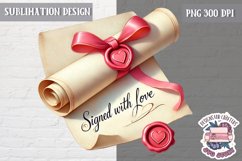 Valentine Quote Symbol Love Sublimation Design PNG Heart Product Image 1