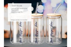 16oz Glass Can Mockup Product Image 4
