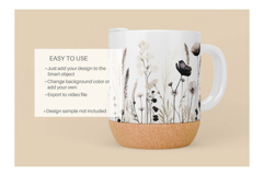 Cork Base Mug Video Mockup Product Image 4