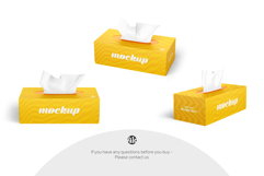 Box with Paper Wipes Mockup Set Product Image 4