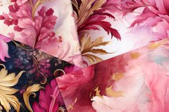 Pink &amp; Gold Artistry Seamless Patterns Product Image 6