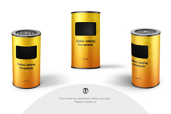 Gallon Ashtray Receptacle Mockup Set Product Image 4
