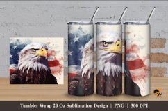 Graceful and Majestic Tumbler Wrap Sublimation Design 4 Product Image 1