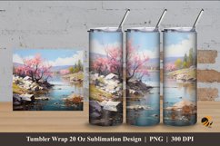 Beautiful Collaboration Tumbler Wrap Sublimation Design 4 Product Image 1