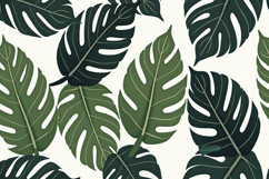Tropical Leaves Pattern Background Product Image 1