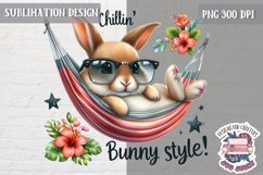Cute Animal Easter BABY Sublimation Design PNG Spring Bunny Product Image 1