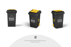 Rubbish Bin Mockup Set Product Image 4