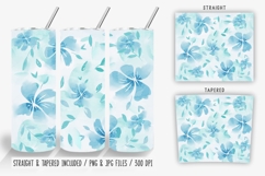 Watercolor Floral Summer Tumbler Wrap Bundle Product Image 4