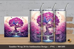 Forest Wonders Tumbler Wrap Sublimation Design 4 Product Image 1
