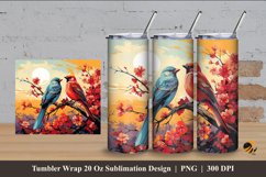 Two Birds Wrap Sublimation Design 4 Product Image 1