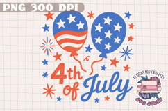 4th of July PNG Sublimation - Independence Day Stripe Stars Product Image 1