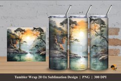 Beauty Gallery Tumbler Wrap Sublimation Design 4 Product Image 1