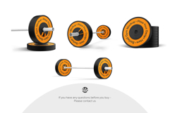 Barbell Mockup Set Product Image 4