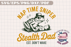Funny Quote Dad Day Vintage SVG Monochrome Design Animals Product Image 1