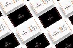 Modern Black &amp; White Business Card Template Product Image 5