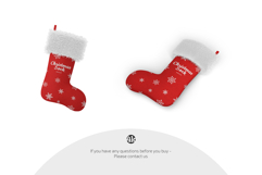 Christmas Sock Mockup Set Product Image 4