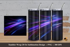 Futuristic Shine Tumbler Wrap Sublimation Design 4 Product Image 1