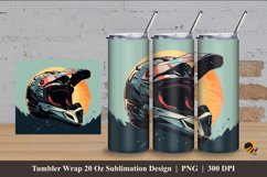 Safety Ride Tumbler Wrap Sublimation Design 4 Product Image 1