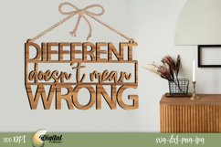 Motivational phrases 3d. Laser Cut Decor. SVG Design. Product Image 1