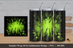 Claw Print Tumbler Wrap Sublimation Design 4 Product Image 1