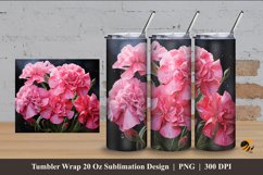 Sweet Plants Tumbler Wrap Sublimation Design 4 Product Image 1