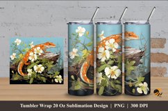 Reptile Animal Tumbler Wrap Sublimation Design 4 Product Image 1