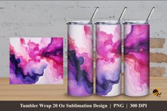 Acrylic Mixture Tumbler Wrap Sublimation Design 4 Product Image 1