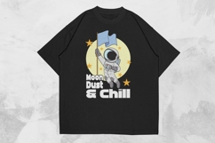 Funny Cartoon Astronaut T-shirt Design Bundle Product Image 5