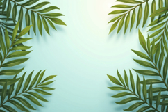 Tropical Green Leaves Background Product Image 1