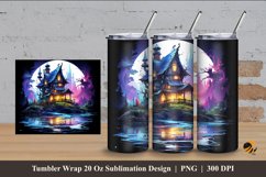 Dwarf House Tumbler Wrap Sublimation Design 4 Product Image 1