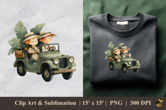Safari Trip DTF Sublimation Clipart Design 4 Product Image 1